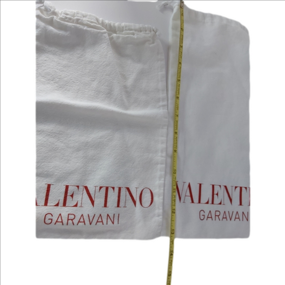 Valentino Garavani White and Red Dust Bags - Picture 5 of 7
